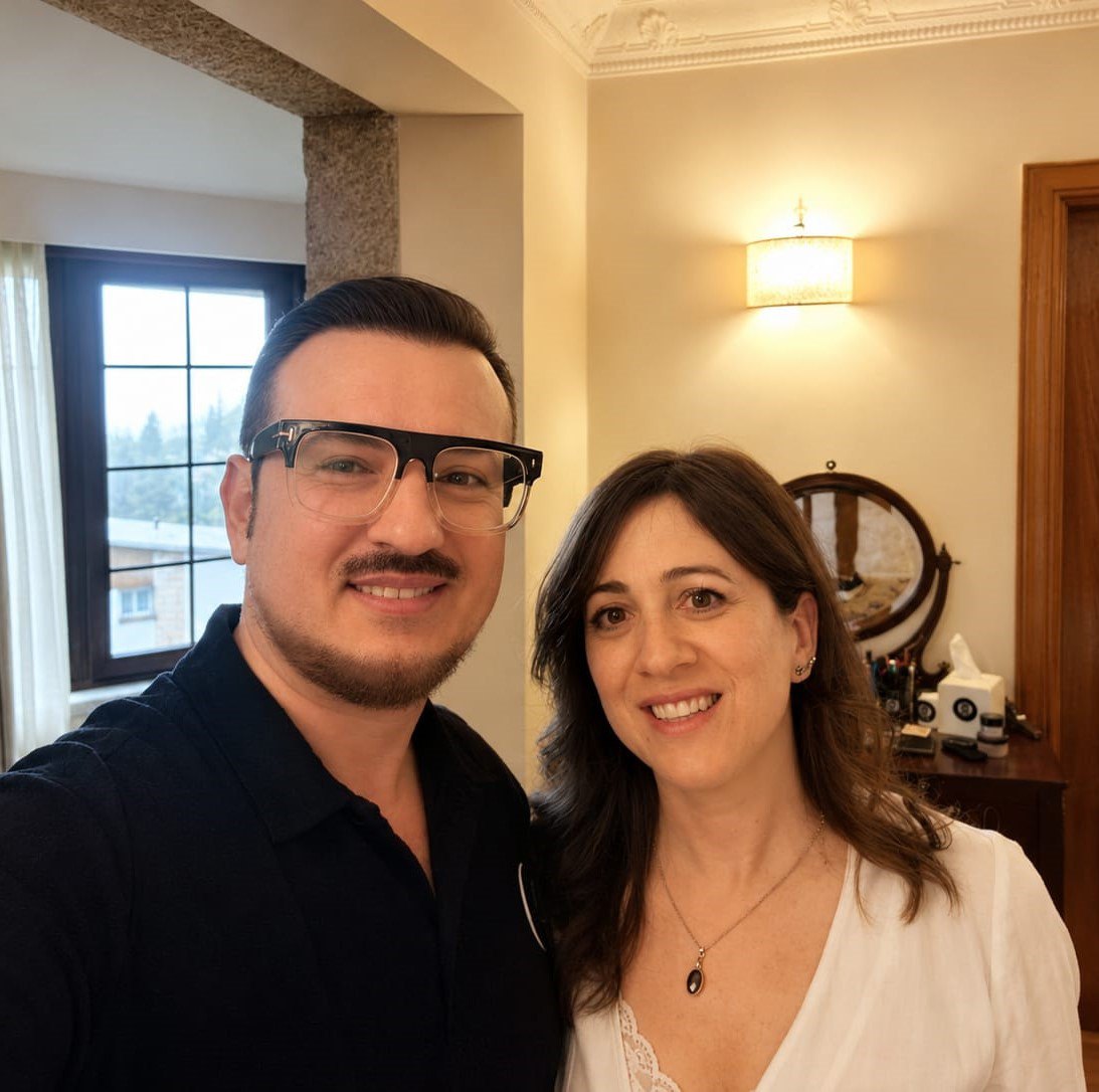Óscar Mendoza y Vanessa Buenache