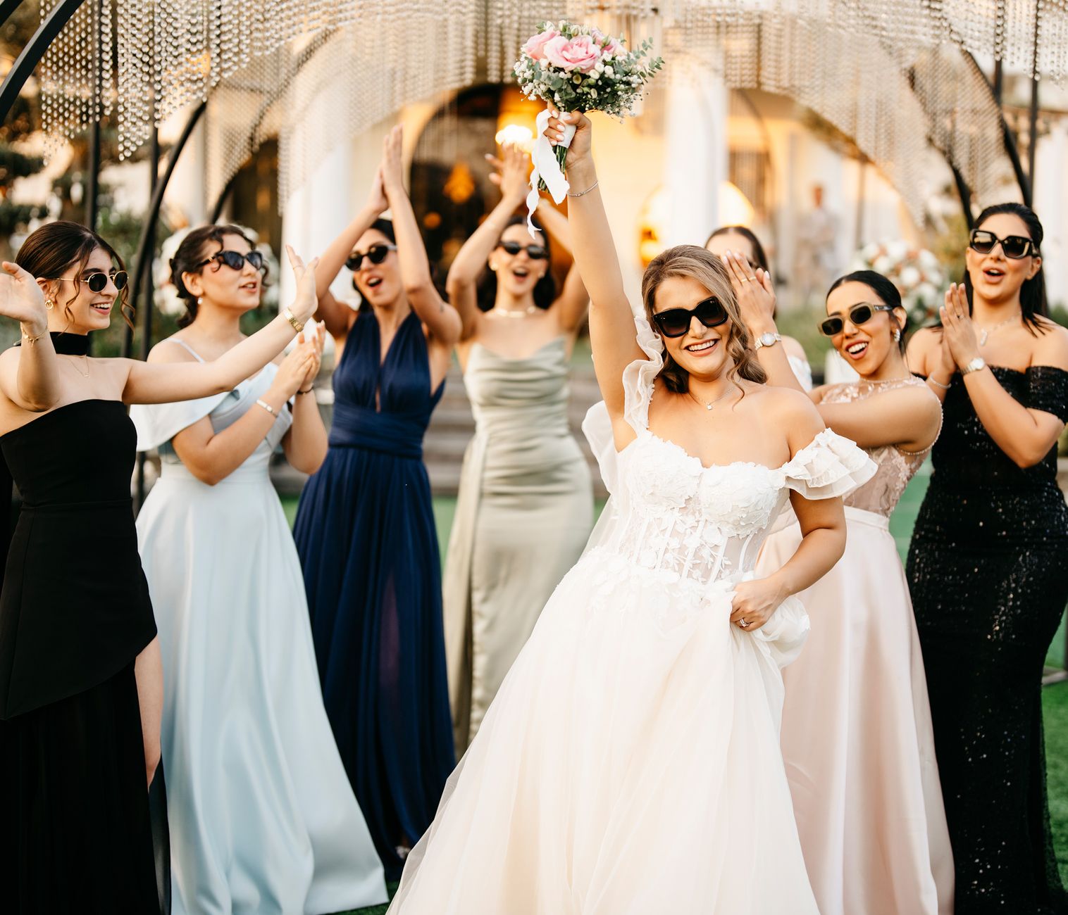 Decoración de boda moderna en Sevilla